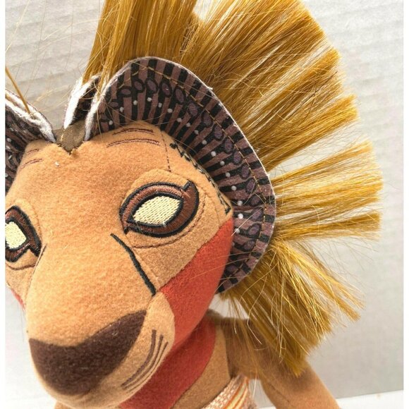 Disney Simba The Lion King Stuffed Animal Plush Broadway Musical 12" Tribal - Picture 9 of 11